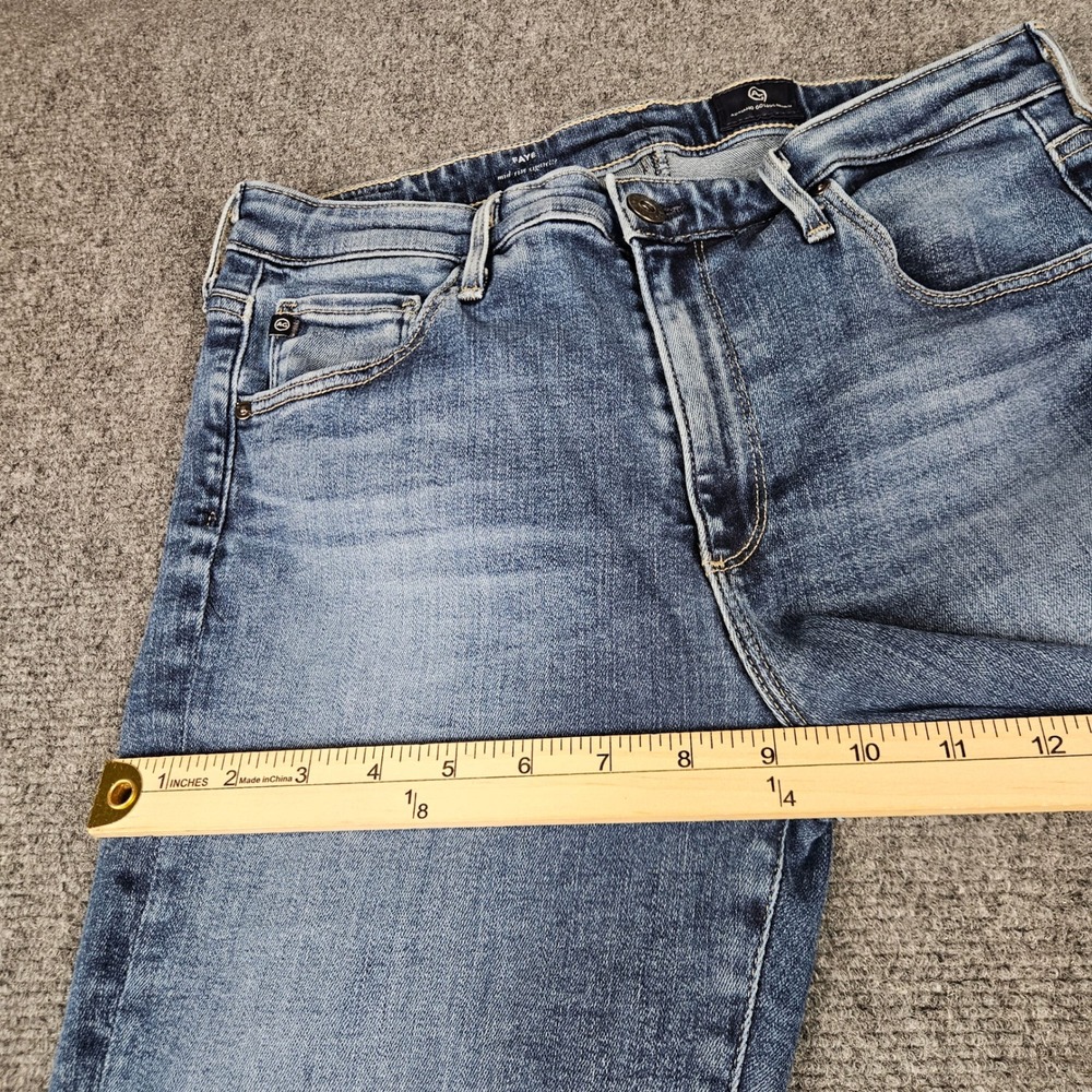 AG Adriano Goldschmied Faye Mid Rise Cigarette Jeans Blue 29R LW15310 - Picture 12 of 14